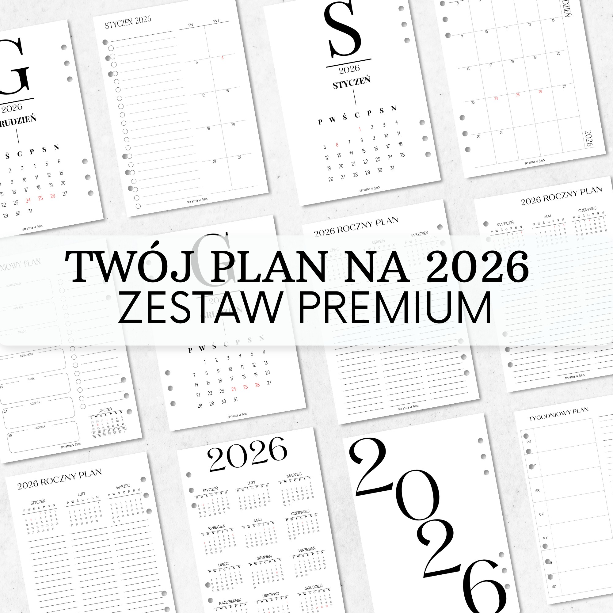TWÓJ PLAN NA 2026 – ZESTAW PREMIUM